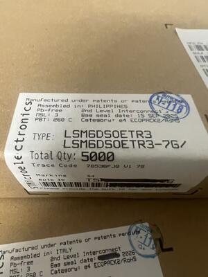 LSM6DSOETR3 LGA-14(2.5x3)